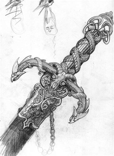 Cool Sword Handle Drawings