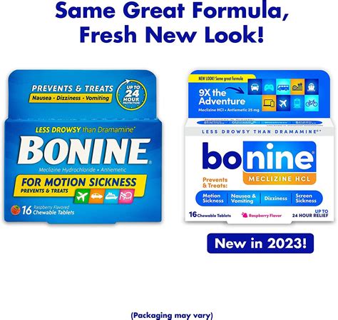 Bonine Motion Sickness Chewable Tablets - 32 Count with Meclizine Hydrochloride