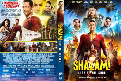 Shazam Fury of the Gods 2023 1 Blu-ray and 1 DVD Cover - Etsy