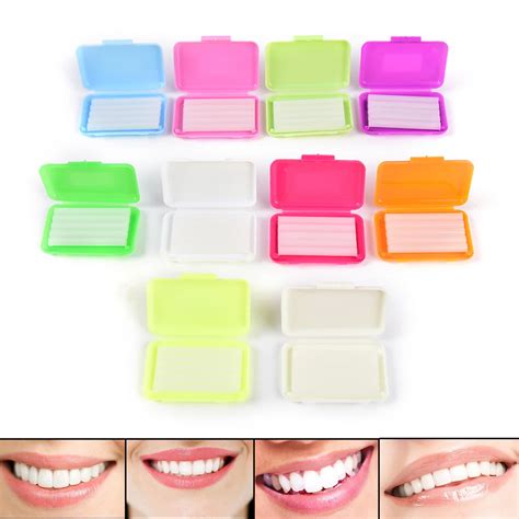 Orthodontic Wax For Braces gum irritation Dental Oral Care Orthodontic Ortho Wax Mint Apple ...