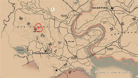 The panoramic map (Red Dead Redemption 2)