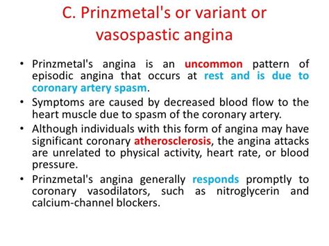 Pharmacology angina