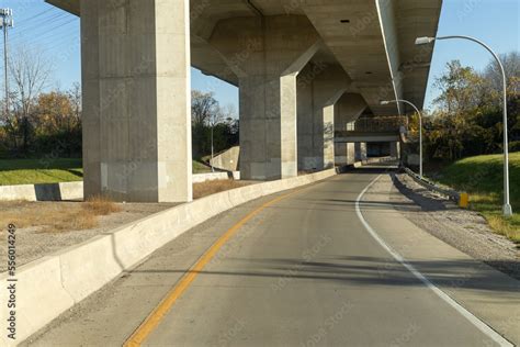 Highway road with bridges and infrastructure Stock Photo | Adobe Stock