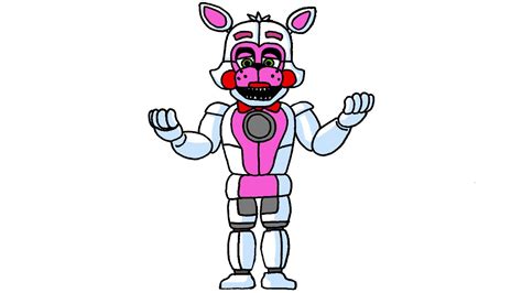 How to Draw Funtime Foxy from FNaF Sister Location All Characters - YouTube