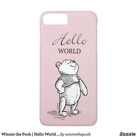 Winnie the Pooh | Hello World Quote Case-Mate iPhone Case. Perfect phone cases for all fans. # ...