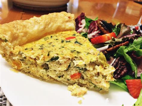 Crab Quiche - The Gourmet Housewife
