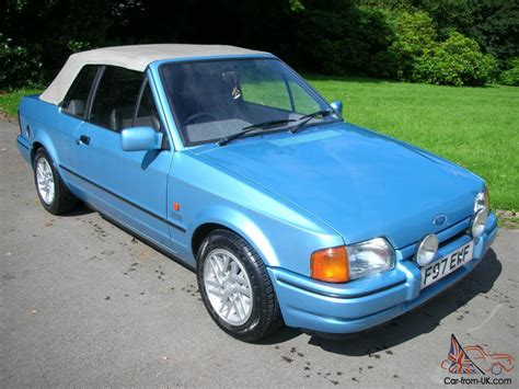 FORD ESCORT XR3I CONVERTABLE / CABRIOLET