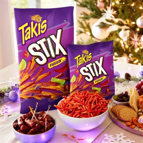 Takis Fuego Stix Hot Chili Pepper & Lime Corn Snack Sticks, 4 oz - QFC