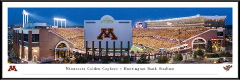 Minnesota Golden Gophers Stadium Standard Frame Panoramic Photo