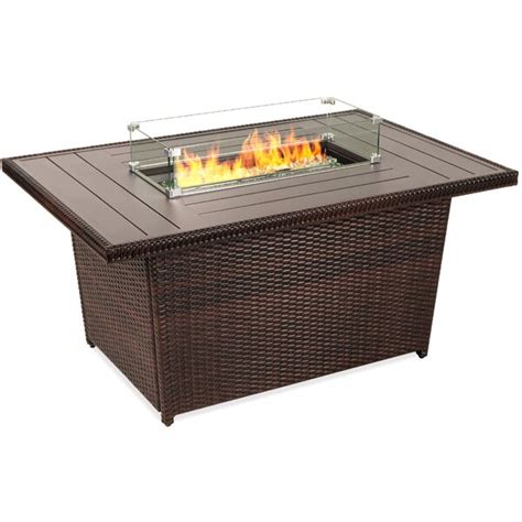 Arlmont & Co. Deonte 24.75'' H x 34'' W Polyresin Propane Outdoor Fire ...