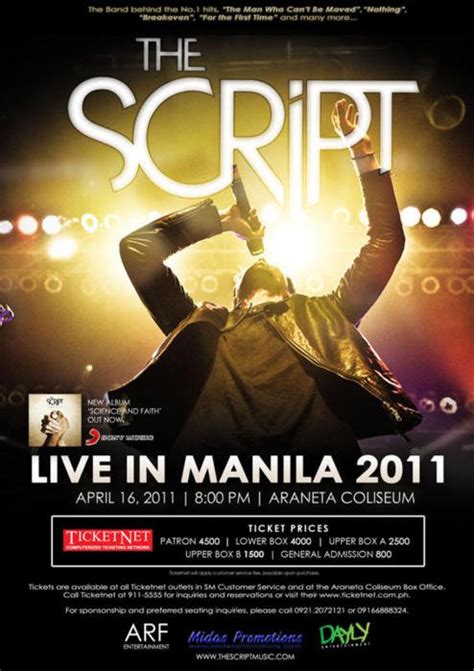 The Script live in Manila