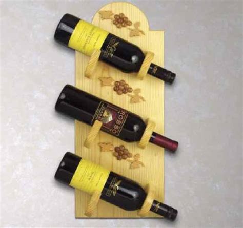 Wall Wine Rack Woodworking Plan. - WoodworkersWorkshop