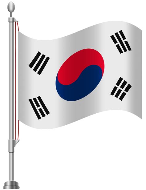 South Korea Flag PNG Clip Art - Best WEB Clipart