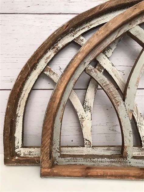 Wall Arches Half Moon Cathedral Windows, Mantel Decor - Etsy | Arched wall decor, Cathedral ...