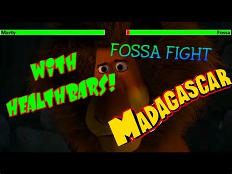 Madagascar 2005 Fossa Fight With HealthBars - YouTube