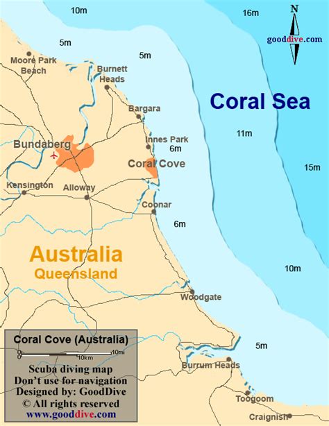 Coral Cove Map - Goodive.com