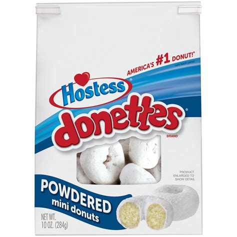 Hostess Donettes Powdered Mini Donuts 10.5 Oz, 20 Count - Walmart.com - Walmart.com