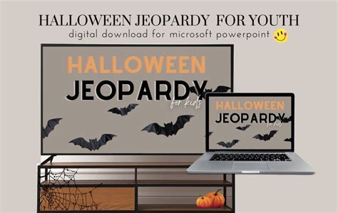 Halloween Kids Jeopardy Halloween Jeopardy for Kids Jeopardy Digital ...