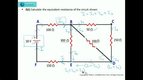 Kirchhoff's Laws - How to solve problems using Series & Parallel circuit combinations (PP-V)PART ...