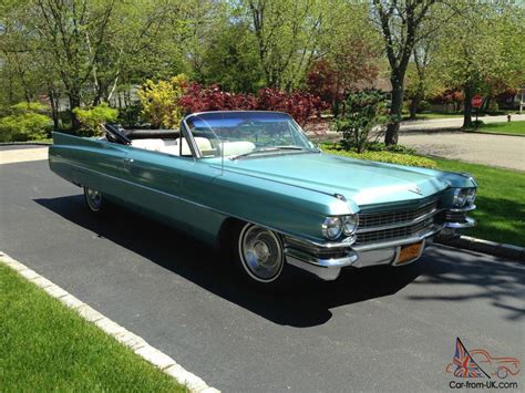 1963 Cadillac Coupe DeVille Convertible in light blue