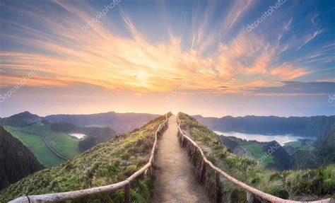 Mountain landscape Ponta Delgada island, Azores — Stock Photo © boule1301 #191380088