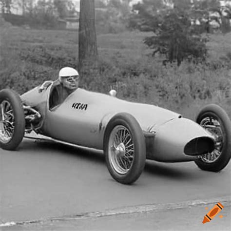 Vintage f1 cars from the 1950s