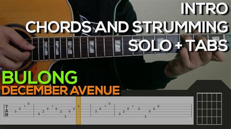 December Avenue - Bulong Guitar Tutorial [INTRO, SOLO, CHORDS AND ...