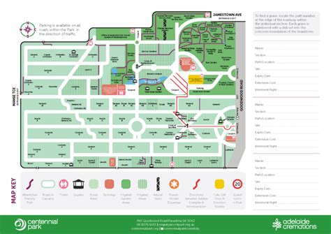 Centennial Park Map - Centennial Park