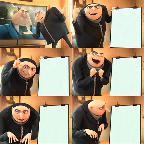 Gru Plan extended Blank Template - Imgflip