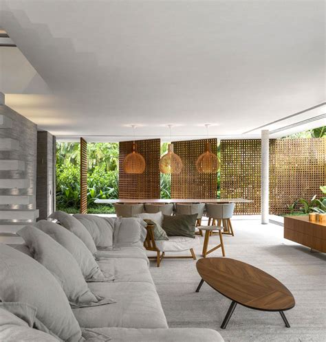 Modern Tropical Minimalist House by Studio MK27 - InteriorZine