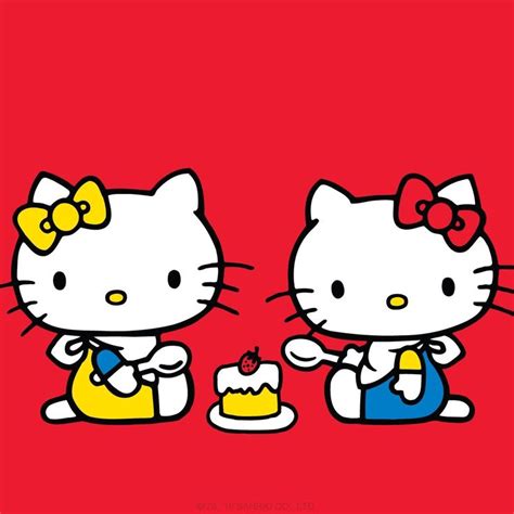 Hello Kitty birthday and her twin sister Mimmy | Hello kitty pictures ...