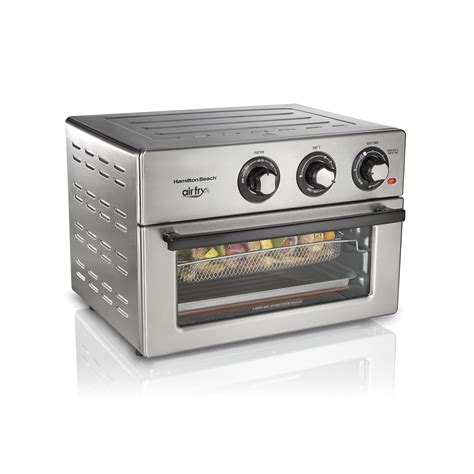 Hamilton Beach Air Fryer Countertop Toaster Oven, 6 Cooking Functions ...