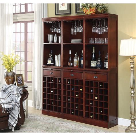 Wildon Home® Bar Unit with Wine Storage & Reviews | Wayfair