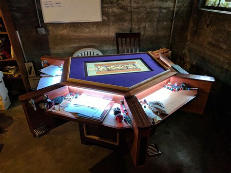 Pin by Noah Harrison on Gear | Gaming table diy, Rpg table, Table games