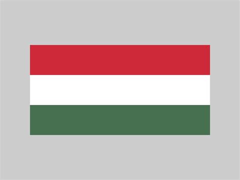 Hungary flag, official colors and proportion. Vector illustration ...