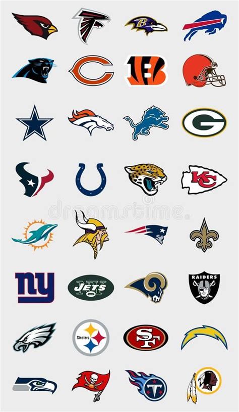 NFL Teams Logos - Official Vector Collection