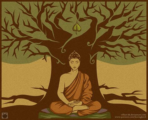 Buddha Tree Drawing at GetDrawings | Free download