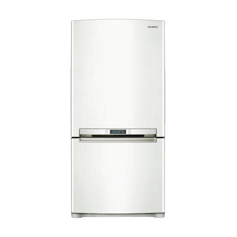 Samsung 18 cu ft Bottom Freezer Refrigerator (White) ENERGY STAR in the Bottom-Freezer ...