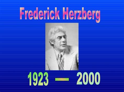 Frederick Herzberg