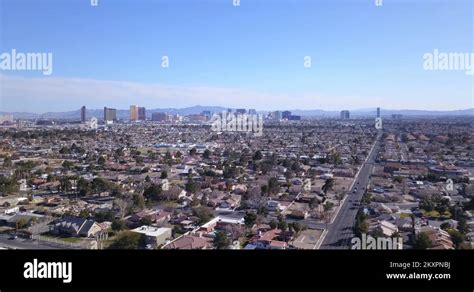 LAS VEGAS CITY 4K AERIAL FOOTAGE WITH LAS VEGAS STRIP IN BACKGROUD ...