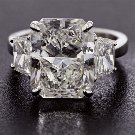 Radiant Cut Diamond Solitaire Ring • Watson & Son, Inc.