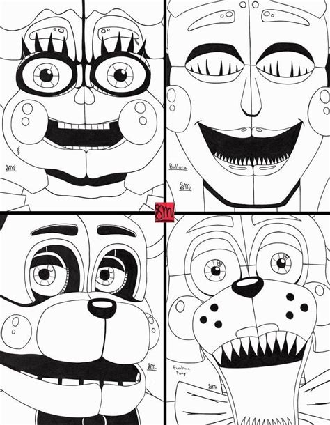 Five Nights at Freddy's coloring pages - Print for free (120 Images) | Fnaf coloring pages ...