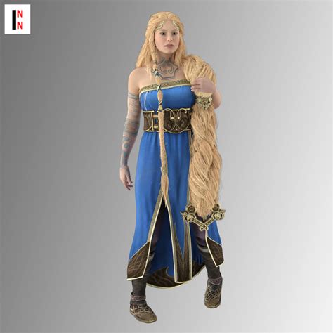 GoW Ragnarok Sif for Genesis 8 Female - Daz Content by INN