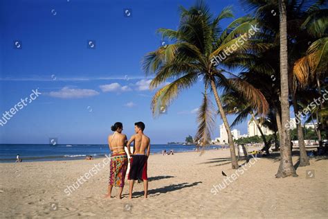 Isla Verde Beach San Juan Puerto Editorial Stock Photo - Stock Image ...