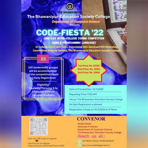 Codefiesta 2022 - BESC | The Bhawanipur Education Society College