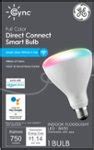 Best Buy: GE Cync Smart Direct Connect Light Bulb (1 BR30 LED Color ...