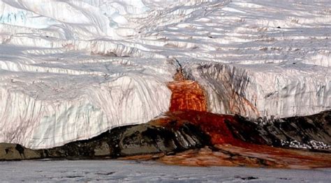 Blood Falls of Taylor Glacier, Antarctica ~ Amazing World Reality ...