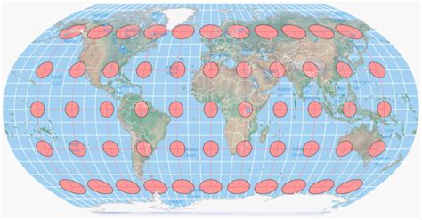 Robinson Map Projection - Geography Realm