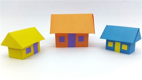 Paper House 3D - How to make an Origami House easy step by step - YouTube