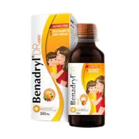 Benadryl Cough Liquid Syrup General Medicines Recommend By Doctor Room ...